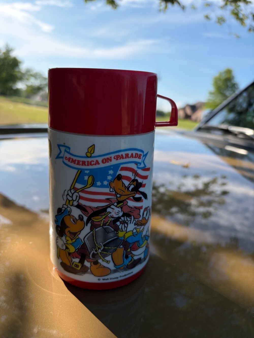 Aladdin Thermos Bottle Disney Mickey Mouse America On Parade 1976 Bicentennial